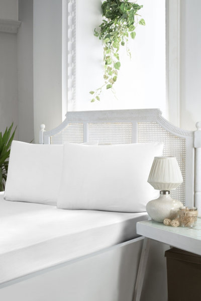 Изображение товара Простыня с наволочками Karven На резинке 100x200(+33см)/50x70(1) / Р 902 v1White