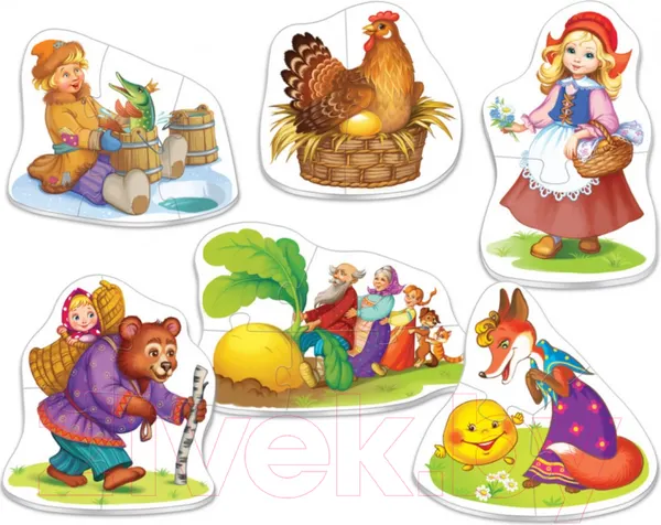 Изображение товара Развивающая игра Русский стиль Maxi Сказки / 02548