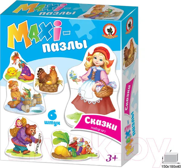 Изображение товара Развивающая игра Русский стиль Maxi Сказки / 02548