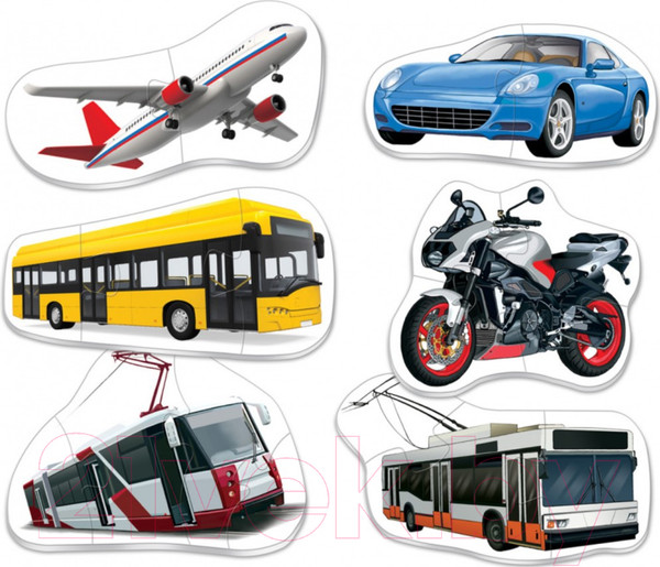 Изображение товара Развивающая игра Русский стиль Транспорт / 02546