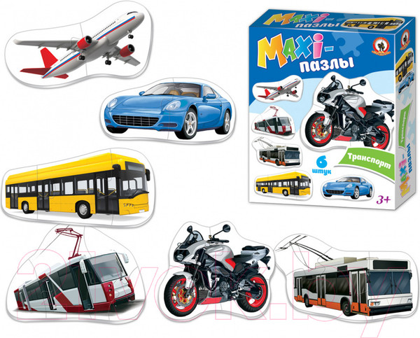 Изображение товара Развивающая игра Русский стиль Транспорт / 02546