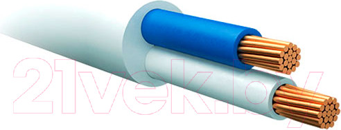 Провод силовой Автопровод ПВС-Т 2x1.5 (50м)