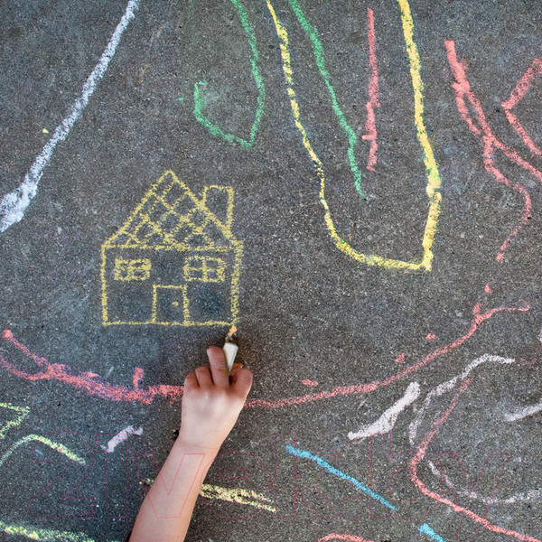 Изображение товара Набор мела канцелярского Мульти-пульти Енот в Австралии / АМ_14462 (5цв)