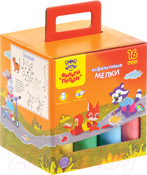 Изображение товара Набор мела канцелярского Мульти-пульти АМ_31725 (6цв)