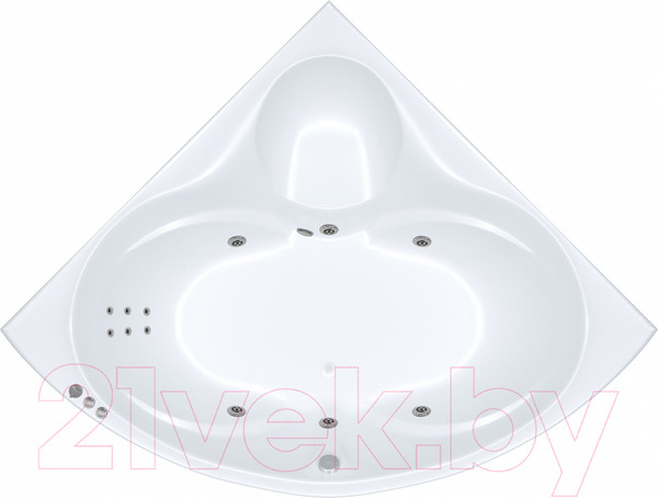 Изображение товара Ванна акриловая Triton Сабина 160x160 Экстра Стандарт (с гидромассажем)