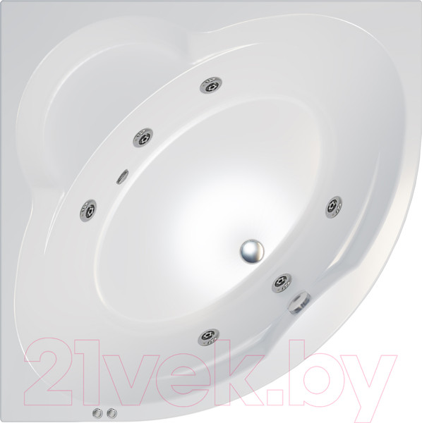 Изображение товара Ванна акриловая Triton Троя 150x150 Экстра Базовая Flat (с гидромассажем)