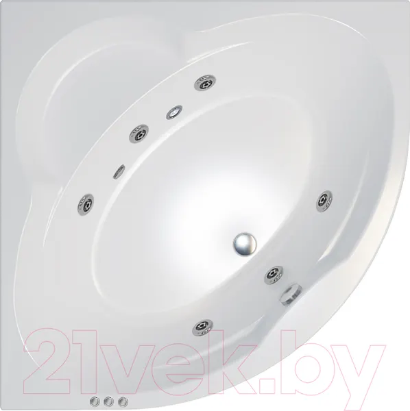 Изображение товара Ванна акриловая Triton Троя 150x150 Экстра Релакс Flat (с гидромассажем)