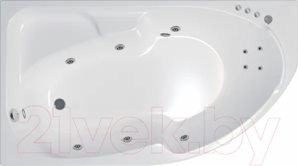 Изображение товара Ванна акриловая Triton София 170x95 L Комфорт Flat (с гидромассажем)