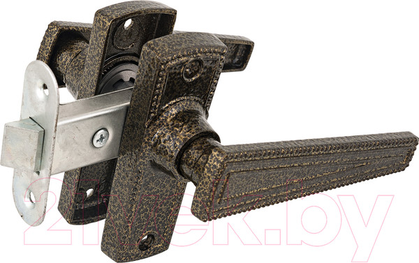 Изображение товара Защелка врезная Зенит ЗЩ2.01 (бронза)