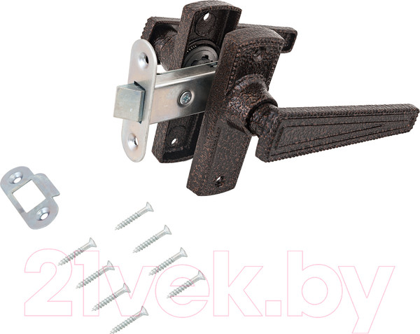 Изображение товара Защелка врезная Зенит ЗЩ2.01 (медь)