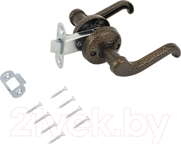 Изображение товара Защелка врезная Зенит ЗЩ2.02 (бронза)