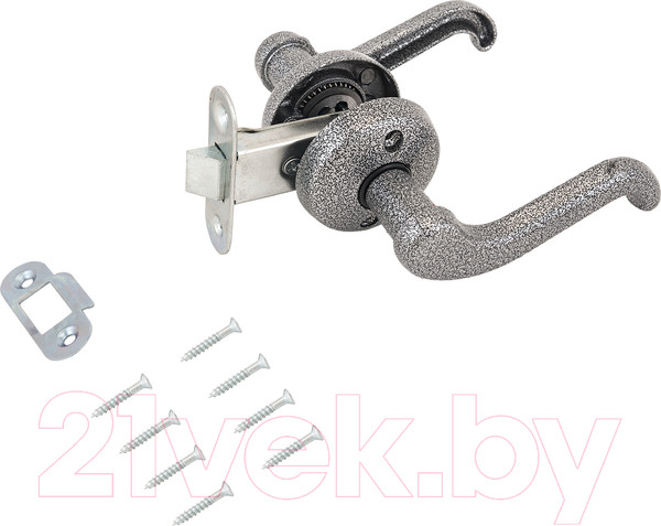 Изображение товара Защелка врезная Зенит ЗЩ2.02 (серебристный)