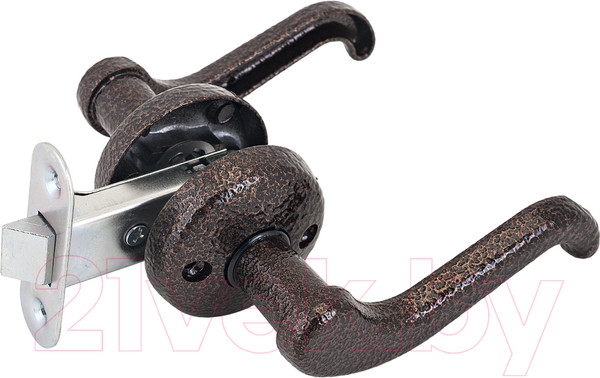 Изображение товара Защелка врезная Зенит ЗЩ2.02 (медь)