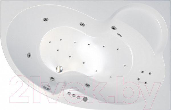 Изображение товара Ванна акриловая Triton Мари 170x110 L Люкс Flat (с гидромассажем)