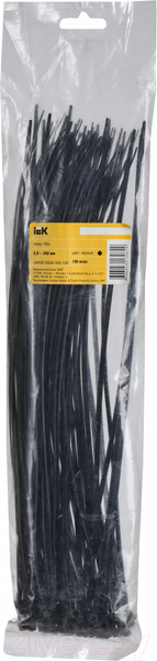 Изображение товара Стяжка для кабеля IEK UHH32-D036-350-100 (100шт)