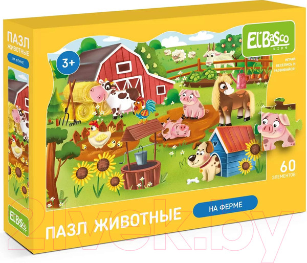 Изображение товара Пазл El'Basco Toys На ферме / ET01-021