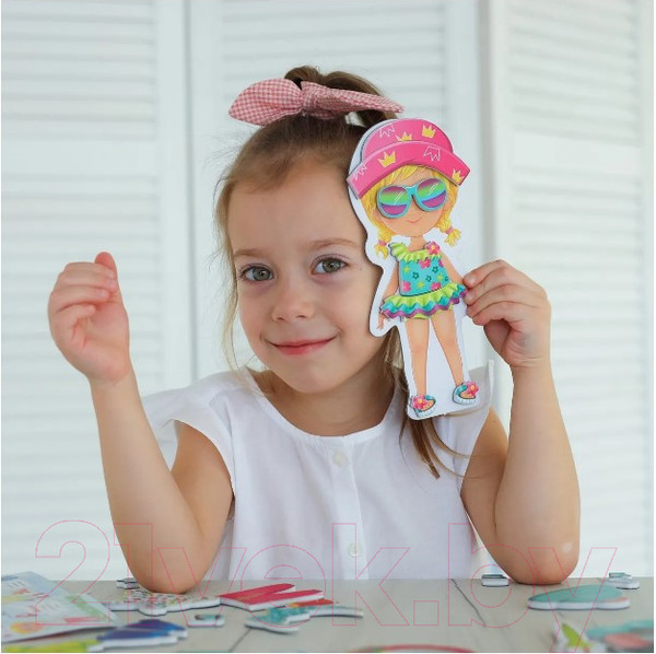 Изображение товара Развивающая игра El'Basco Toys Магнитная игра-одевашка Времена года / ET05-006