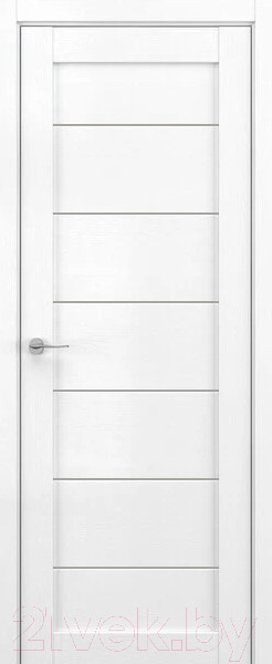 Изображение товара Дверь межкомнатная Deform V7 ДО 90x200 (вайт вуд/стекло матовое)