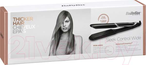 Изображение товара Выпрямитель для волос BaByliss ST397E