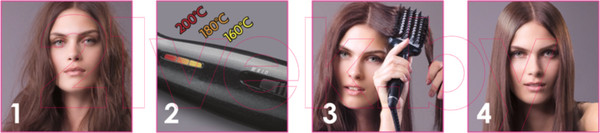 Изображение товара Расческа-выпрямитель BaByliss HSB101E