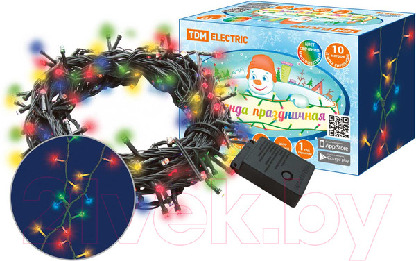 Изображение товара Светодиодная гирлянда TDM СГ100MЗ10 / SQ0361-0041