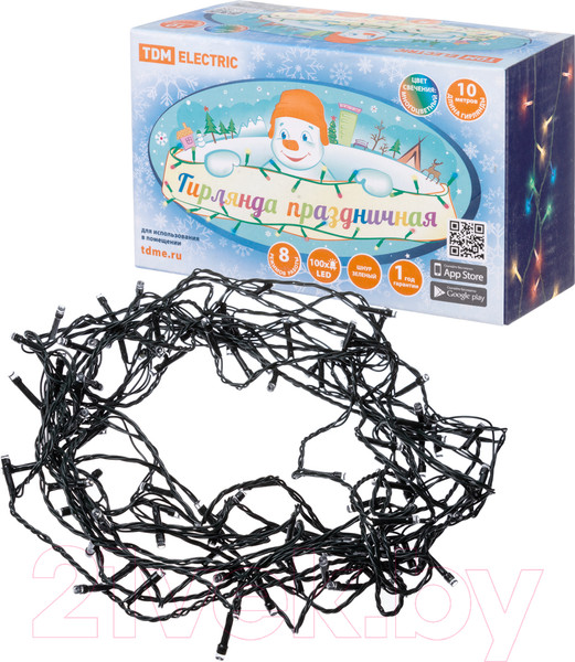 Изображение товара Светодиодная гирлянда TDM СГ100MЗ10 / SQ0361-0041