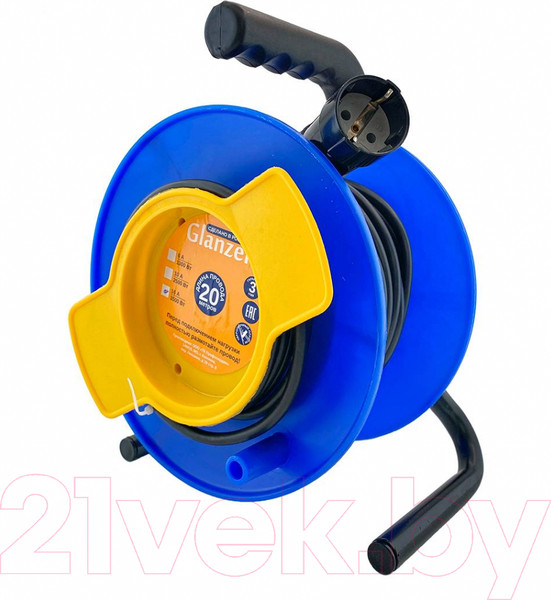 Изображение товара Удлинитель на катушке Glanzen EC-20-003