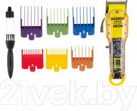 Изображение товара Машинка для стрижки волос Dewal Pro Neon Yellow 03-081