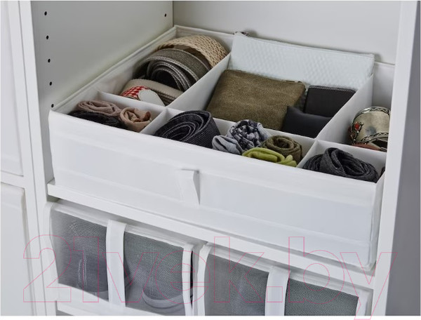 Изображение товара Кофр для хранения Ikea Скубб 101.855.93 (белый)