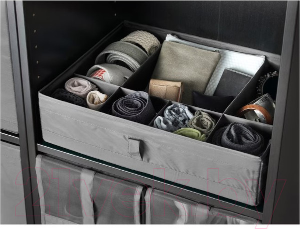 Изображение товара Кофр для хранения Ikea Скубб 504.000.05 (темно-серый)