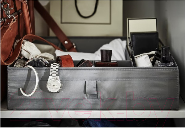 Изображение товара Кофр для хранения Ikea Скубб 504.000.05 (темно-серый)