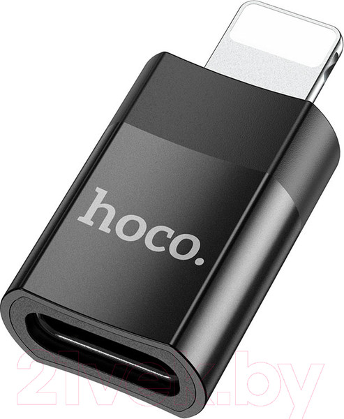 Изображение товара Адаптер Hoco UA17 iP Male 0 Type-C female USB2.0 (черный)