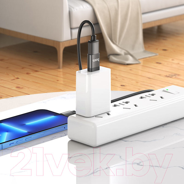 Изображение товара Адаптер Hoco UA17 Type-C male - USB female USB3.0 (черный)