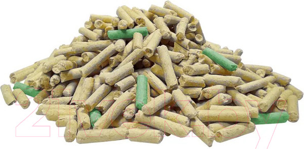 Изображение товара Наполнитель для туалета Toshiko Зеленый чай комкующийся (1.9кг/5л)