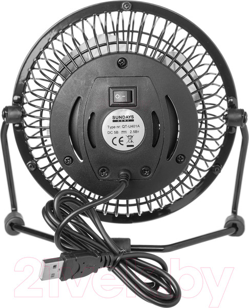 Изображение товара Вентилятор Sundays Home QT-U401A (черный)