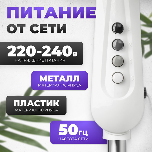 Изображение товара Вентилятор Sundays Home RD-40A (белый)