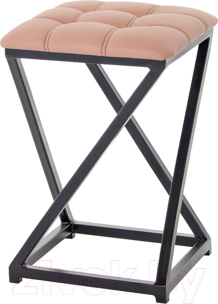 Изображение товара Табурет AMC Comfort 8К1.7 (кожзам коралл/черный)