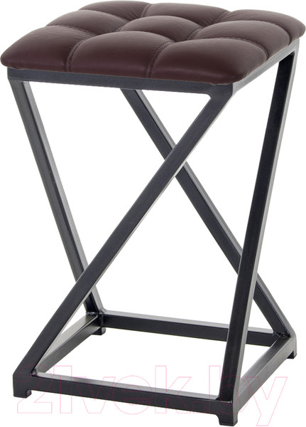 Изображение товара Табурет AMC Comfort 8К1.14 (кожзам бордовый/черный)