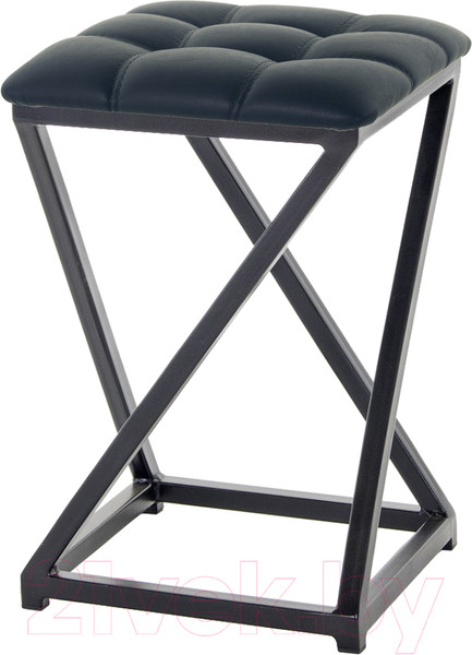 Изображение товара Табурет AMC Comfort 8К1.16 (кожзам антрацит/черный)