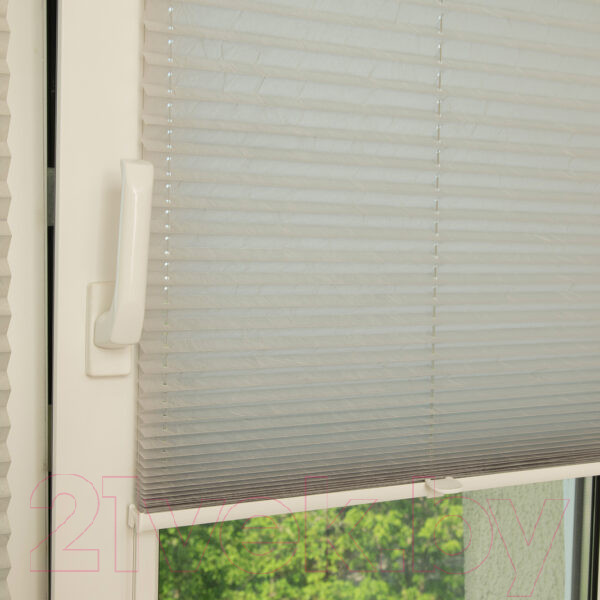 Изображение товара Штора-плиссе Delfa Basic Crush СПШ-35202 (34x160, серый)