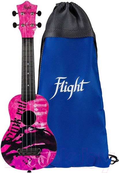 Изображение товара Укулеле Flight Ultra S-40 Pink Rules