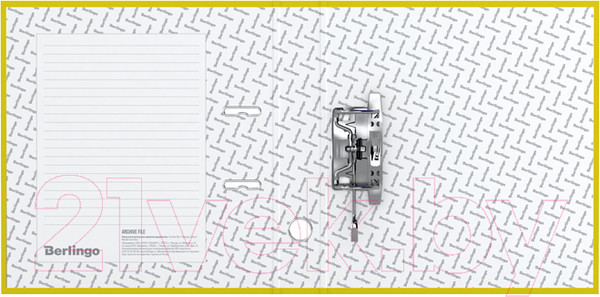 Изображение товара Папка-регистратор Berlingo Standard / ATb_50405 (желтый)