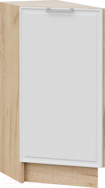 Изображение товара Шкаф-стол кухонный ТриЯ Белладжио 1Н3Т (дуб крафт золотой/фон белый)