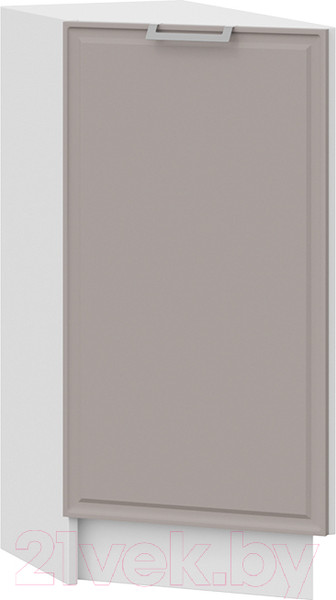 Изображение товара Шкаф-стол кухонный ТриЯ Белладжио 1Н3Т (белый/софт капучино)