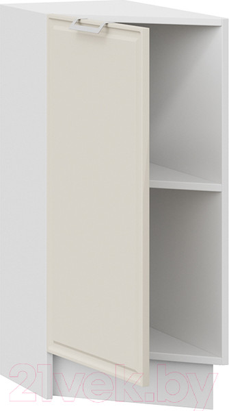 Изображение товара Шкаф-стол кухонный ТриЯ Белладжио 1Н3Т (белый/софт панакота)