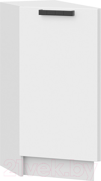 Изображение товара Шкаф-стол кухонный ТриЯ Детройт 1Н3Т исп.2 (белый/белый глянец)
