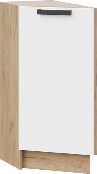 Изображение товара Шкаф-стол кухонный ТриЯ Детройт 1Н3Т исп.2 (дуб крафт золотой/белый глянец)