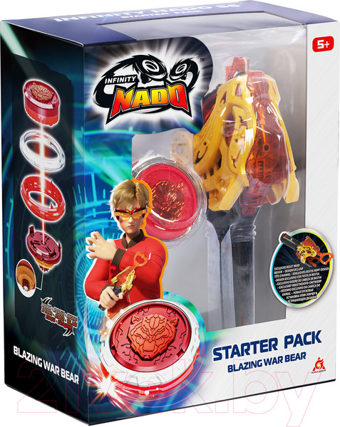 Изображение товара Игрушка детская Infinity Nado Волчок Эпик Лончер Стартер Blazing Bear / 40594