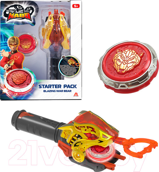 Изображение товара Игрушка детская Infinity Nado Волчок Эпик Лончер Стартер Blazing Bear / 40594