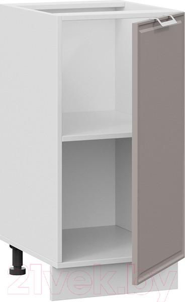 Изображение товара Шкаф-стол кухонный ТриЯ Белладжио 1Н4 (белый/софт капучино)